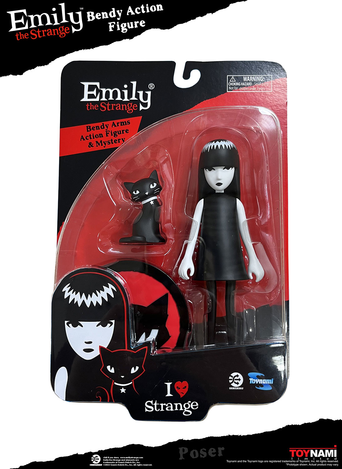 Peluche Emily The Strange Con Miles 20 Cm | Toynami | Morbido E Collezionabile